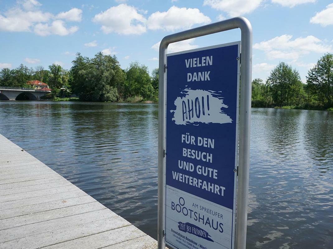 Boootshaus - Am Spreeufer Hotell Beeskow Eksteriør bilde