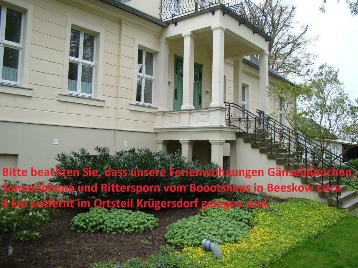 Boootshaus - Am Spreeufer Hotell Beeskow Eksteriør bilde